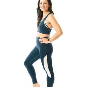 Zyia Navy Primo Mesh Hi-rise Leggings 6-8